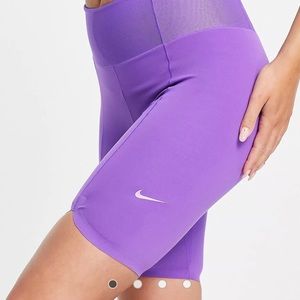 Purple Nike Bike Shorts - Small